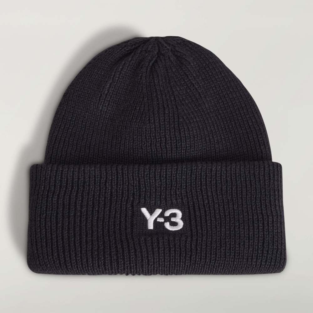 【 Y-3 CL BEANIE 保暖毛帽 - 黑 】