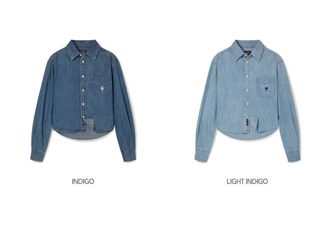 韓國代購🍊WHO.A.U🍊 女款牛仔恤衫WHYJG2334F