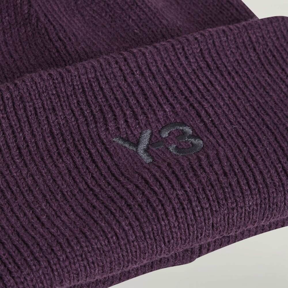 【 Y-3 CL BEANIE 保暖毛帽 - 酒紅 】