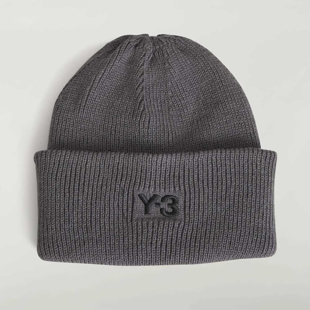 【 Y-3 CL BEANIE 保暖毛帽 - 灰 】