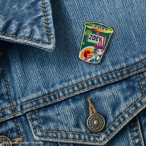 KPop 獵魔女團 -徽章 - 佐伊 Hamburger Noodles