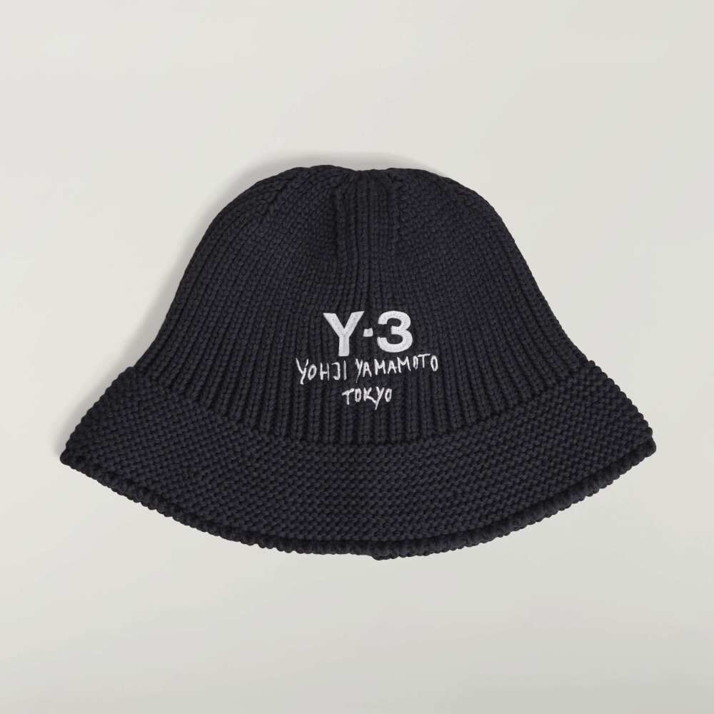 【 Y-3 KNITTED HAT 編織漁夫帽 - 黑 】