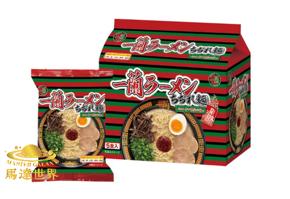 捲麵 附一蘭特製赤紅秘製辣粉(5入) 日本直送 此日期前最佳：2026年3月14日