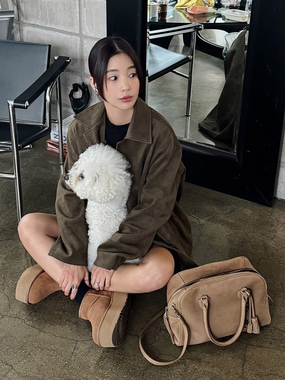 Joy Gryson Maja Tote Bag Large Nubuck