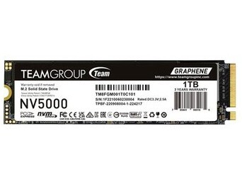 十銓 TEAM NV5000 1TB /2TB Pcie 4.0 SSD 讀5000MB/S 裝機最佳選擇 台灣製