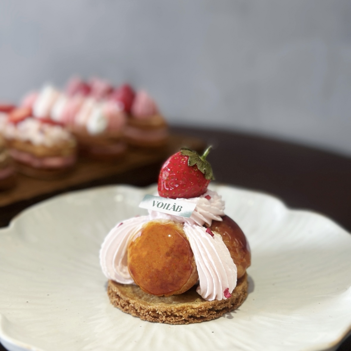 🍓迷你草莓聖多諾黑