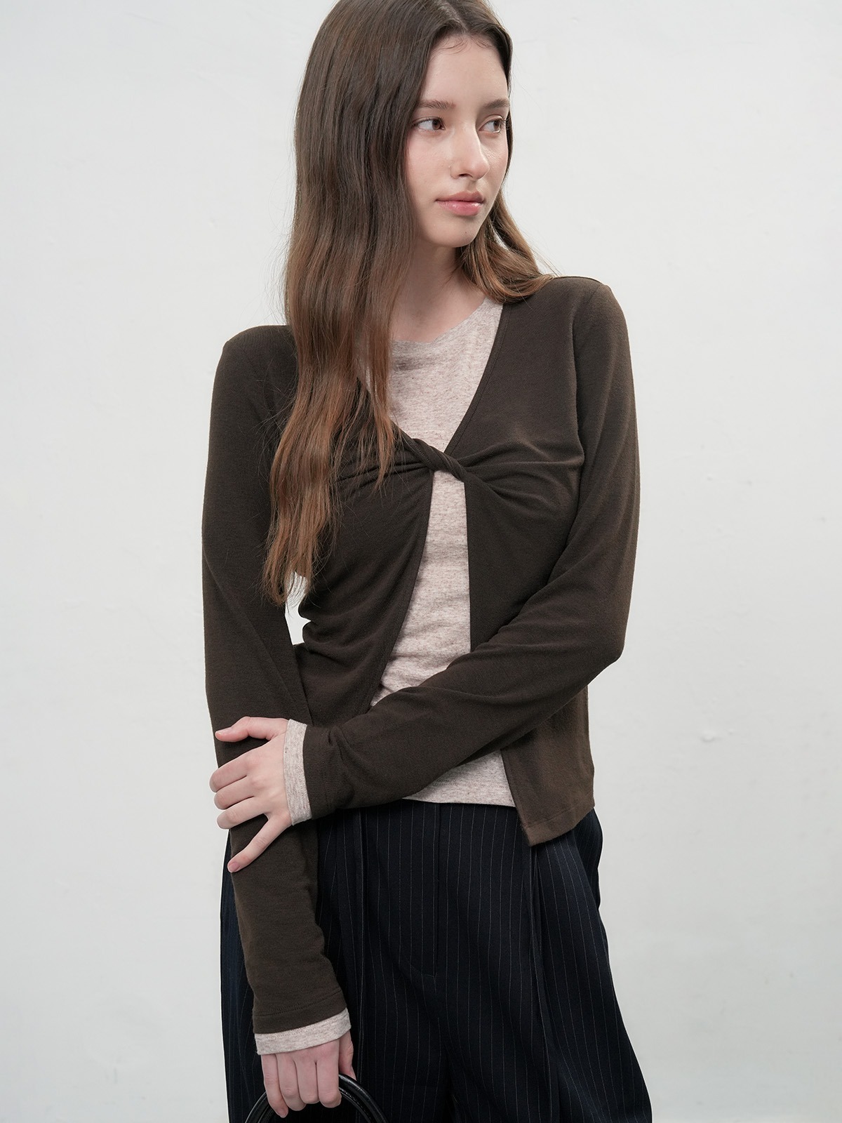 General Idea WOMAN Layered Twisted T-shirt