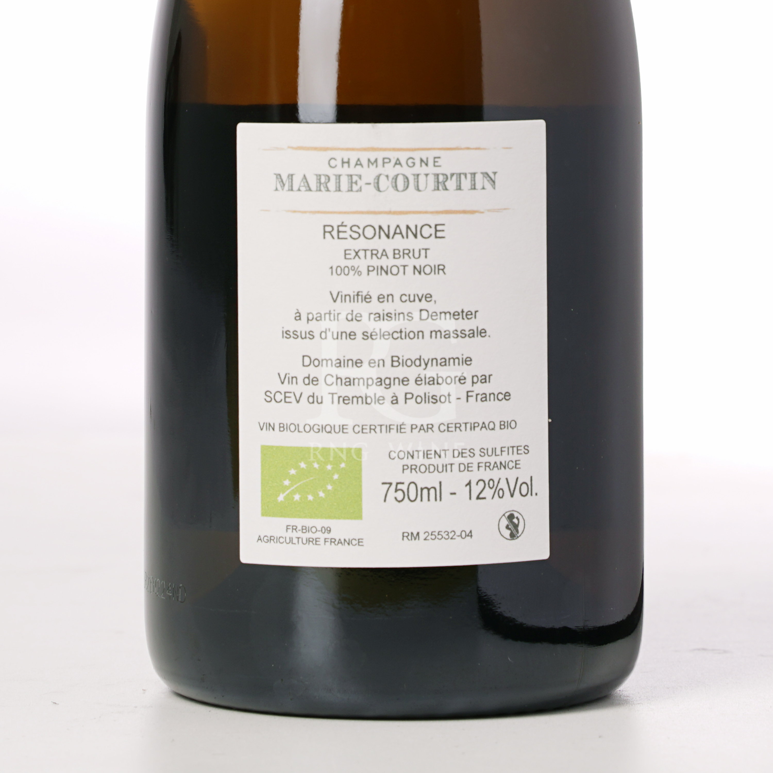 Marie Courtin Resonance Blanc de Noirs Extra Brut