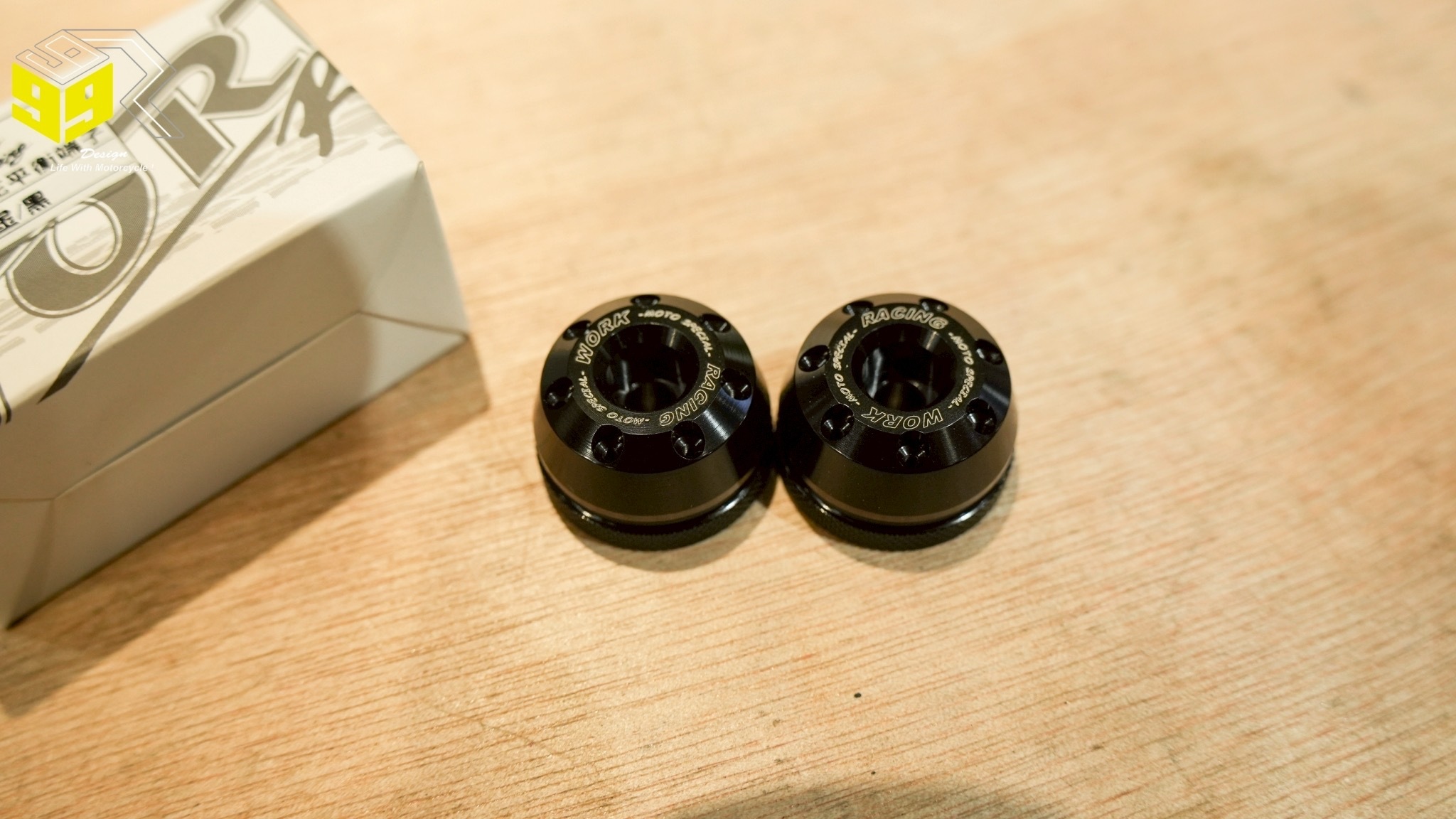 Work Racing 七孔螺絲版鋁合金/白鐵鍍鈦  平衡端子