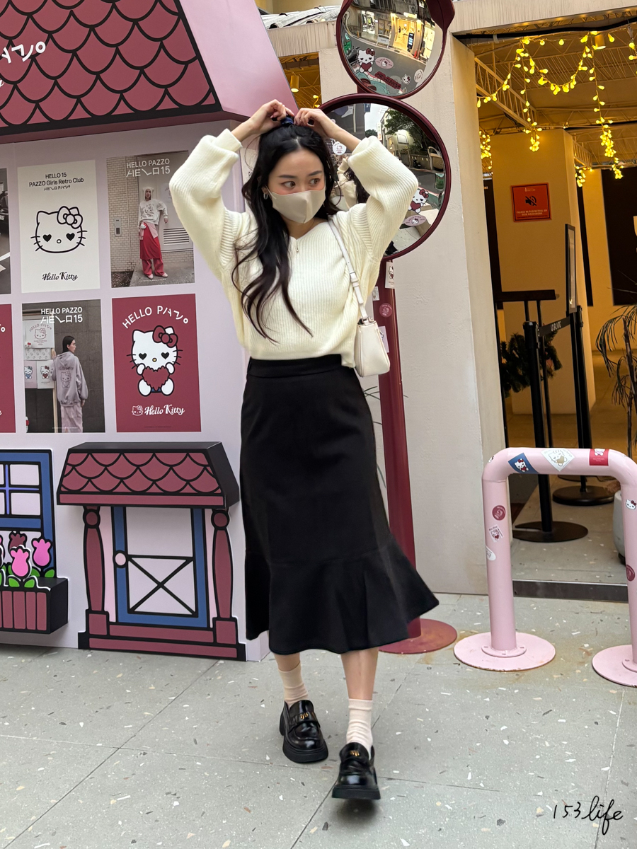 |現+預|小個子軟毛呢秋冬魚尾半裙 XXS-L