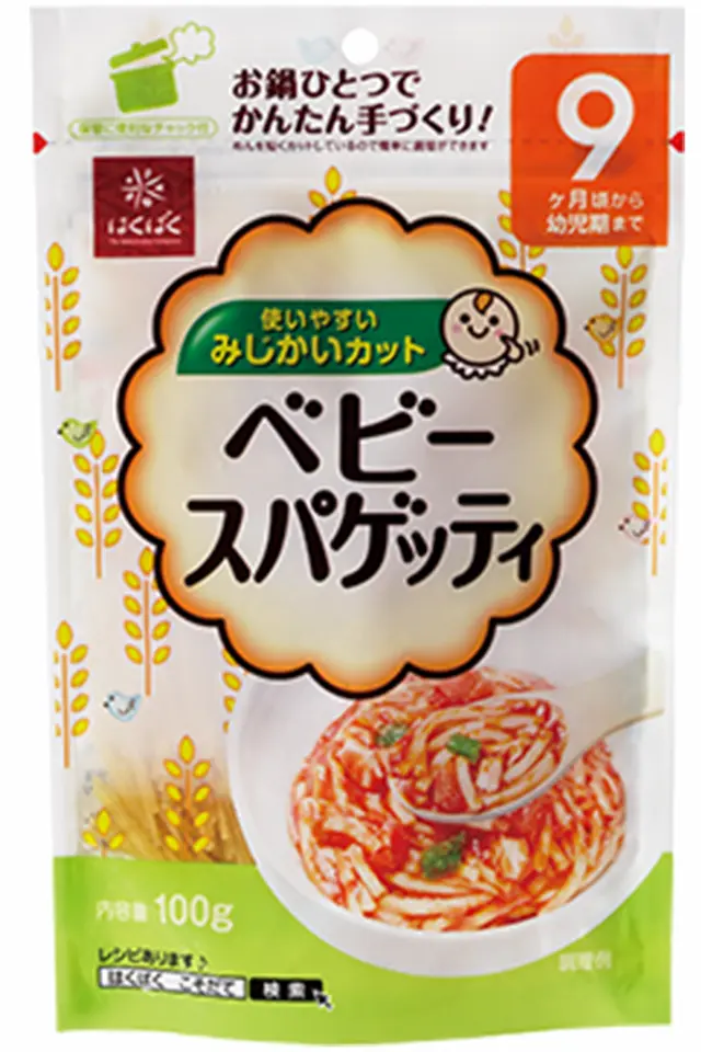 無鹽嬰兒意粉 100g 日本直送 此日期前最佳：2027/1/18