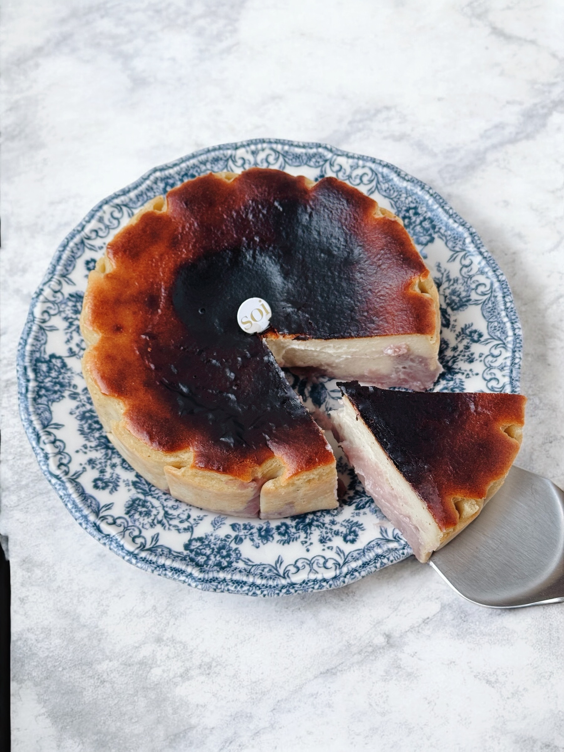 全素芋泥巴斯克乳酪6吋-無麩質