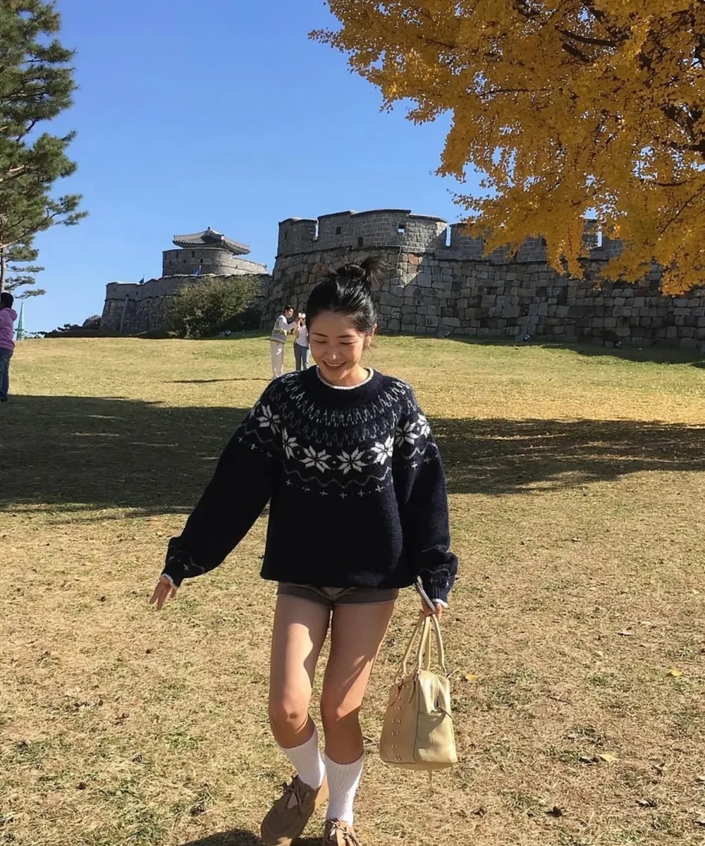 General Idea UNISEX Wool Snow Nordic Pullover