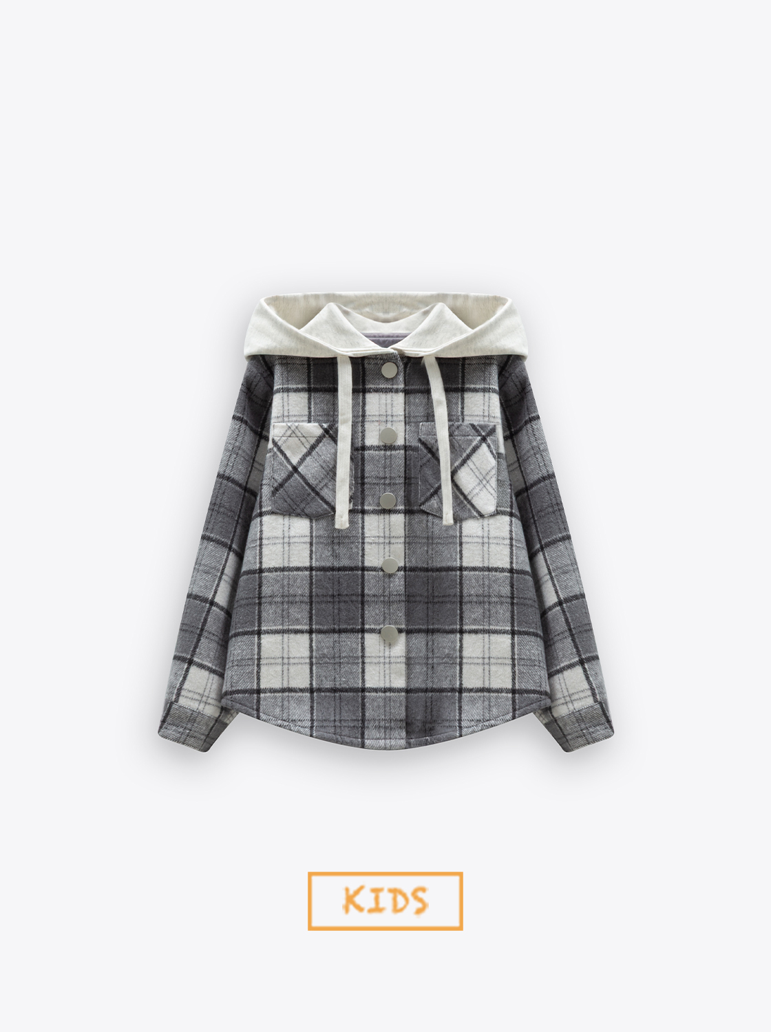 格紋連帽外套【童裝】【親子款】