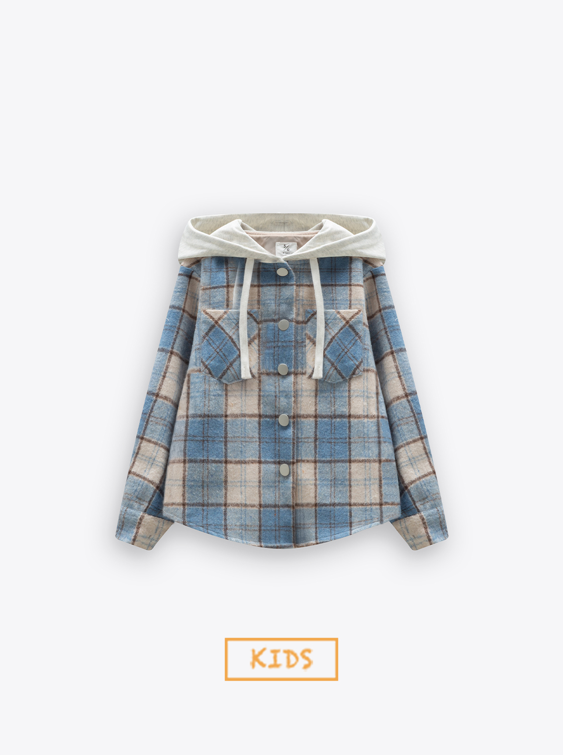 格紋連帽外套【童裝】【親子款】