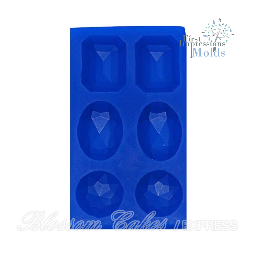 FI Assorted Gem Set 10 Silicone Mold