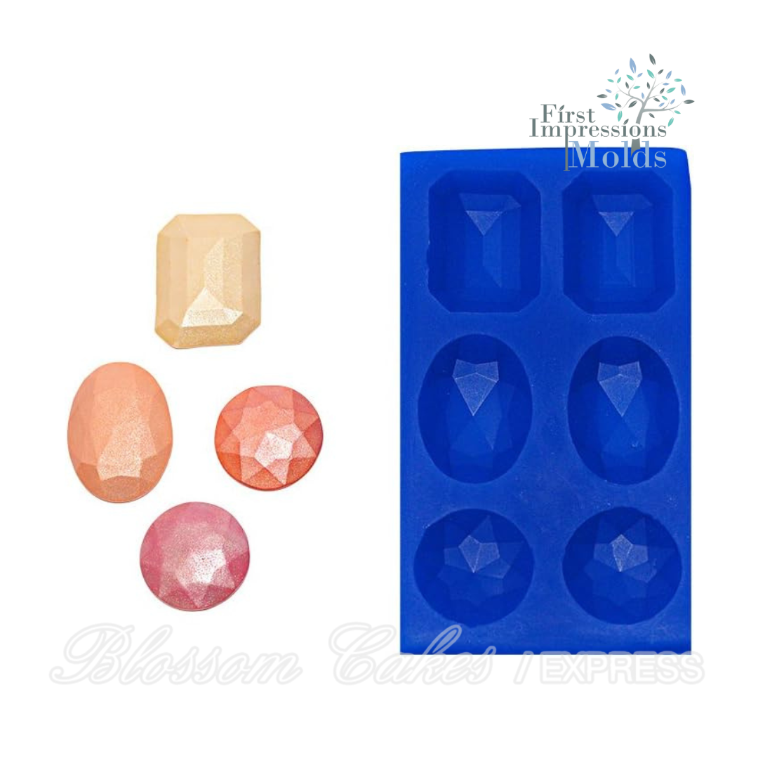 FI Assorted Gem Set 10 Silicone Mold