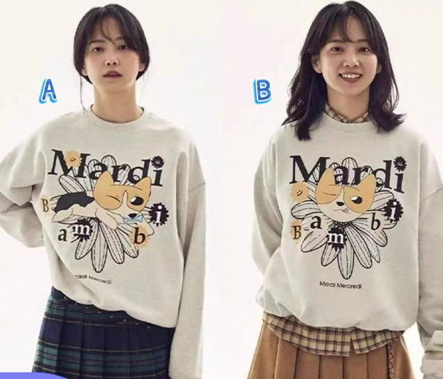 MAR*DI花朵拼調皮小狗衛衣 -2600039-260131