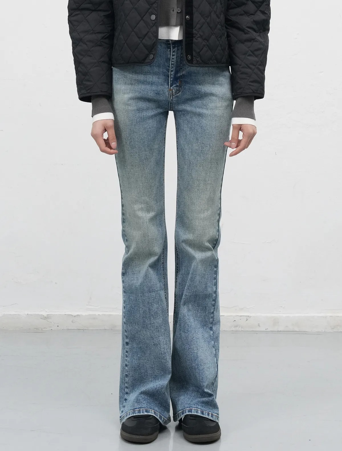 General Idea Bootcut Washed Denim Pants