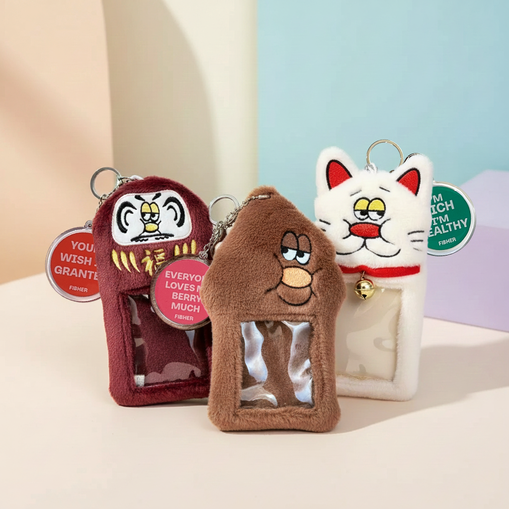 Hustler’s Money Club 絨毛卡套附扣環、吊飾