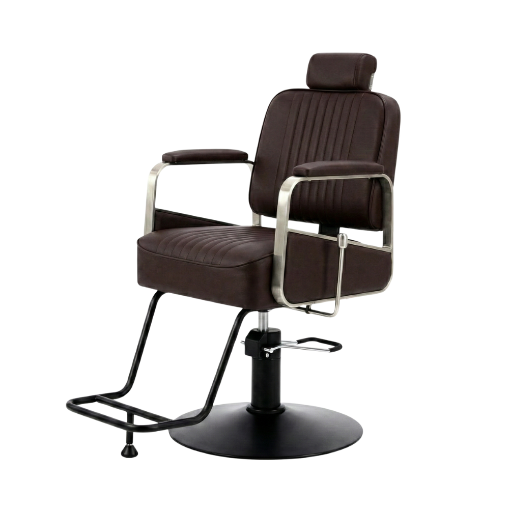 2.0版復古理髮椅(可後倒)