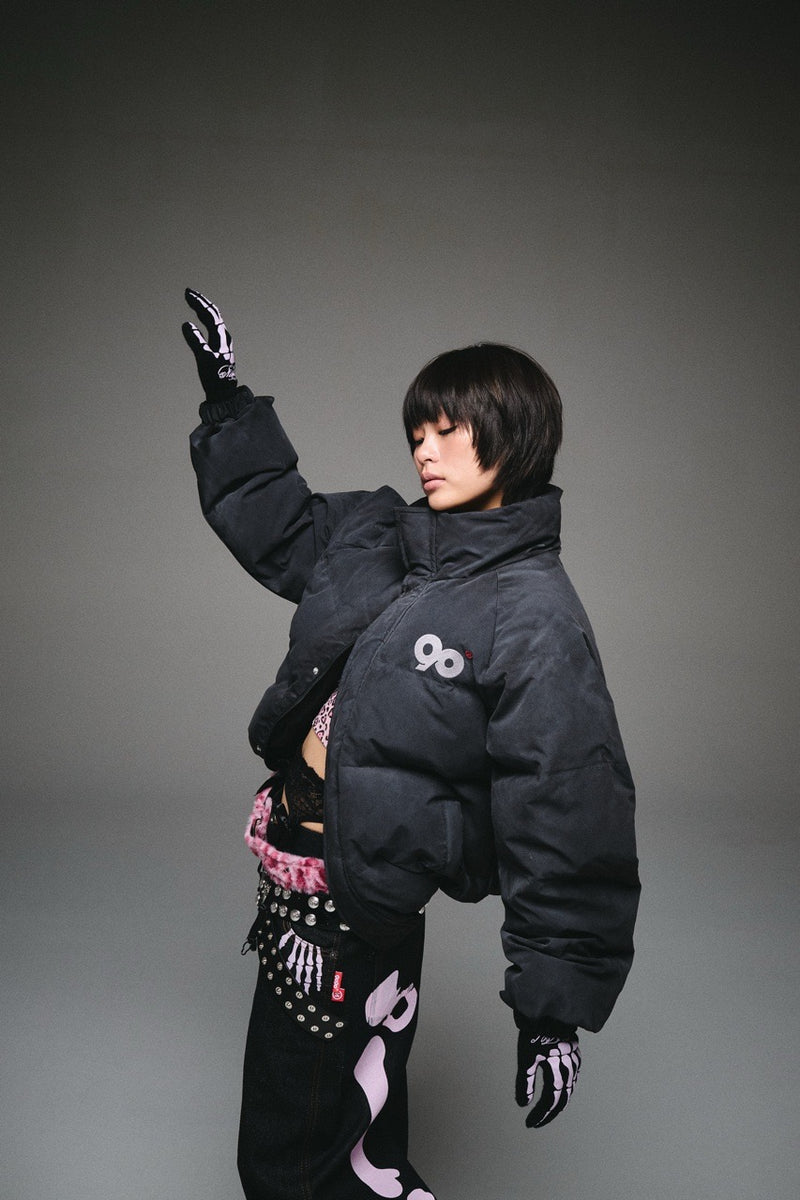 2025AW 9090 90 Logo Rich Puffer Jacket 保暖 羽絨 外套 現貨 NN1549