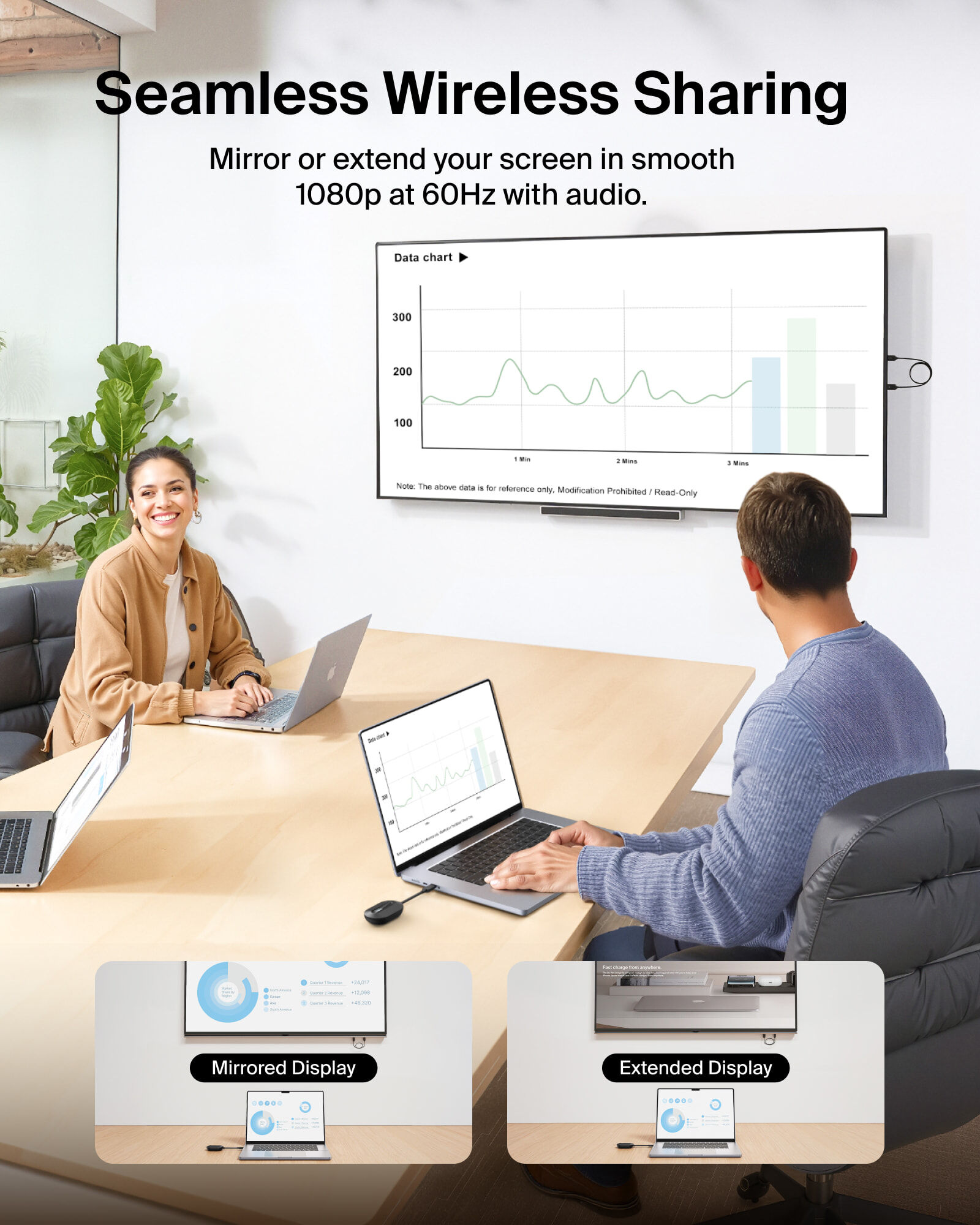 ConnectAir Wireless HDMI Display Adapter [AVC024]