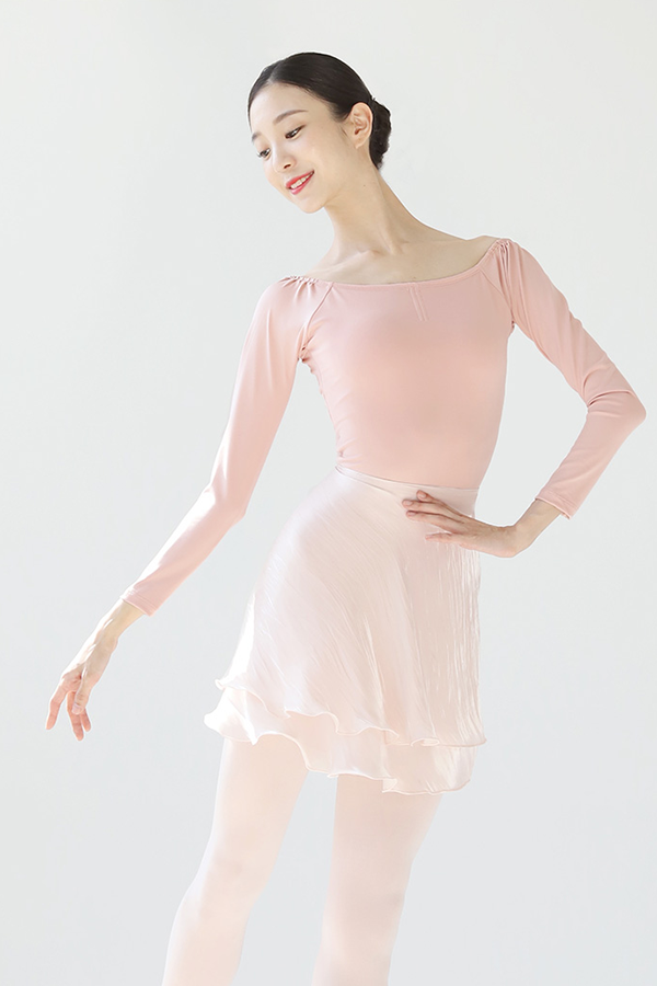 韓國 Messiah【MES-Delia 露肩長袖舞衣】可放胸墊