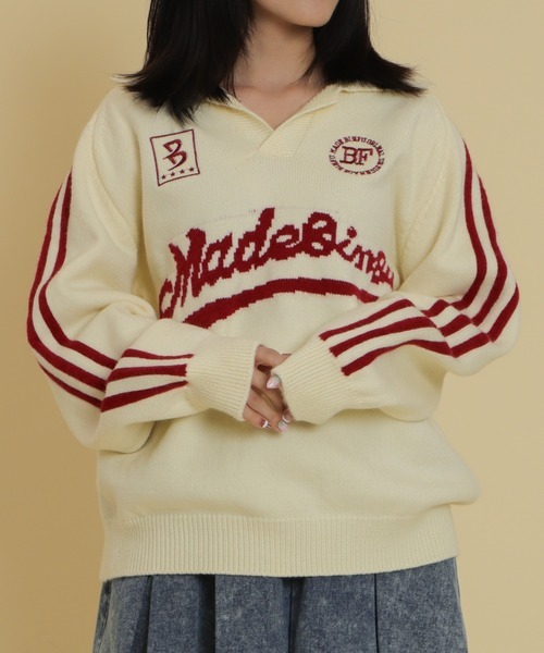 日本預訂 WINTER SALE WO Game Knit Polo