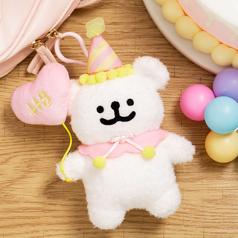 線條小狗絨毛吊飾 (生日款) [共2款可選擇]