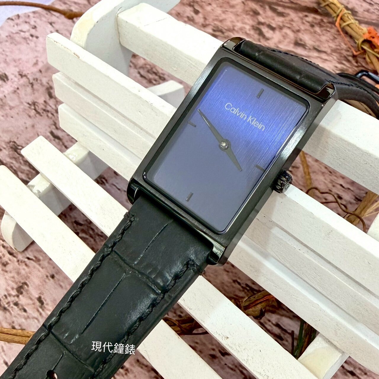 【CALVIN KLEIN】極簡美學方形中性錶CK25200531 24mm 現代鐘錶