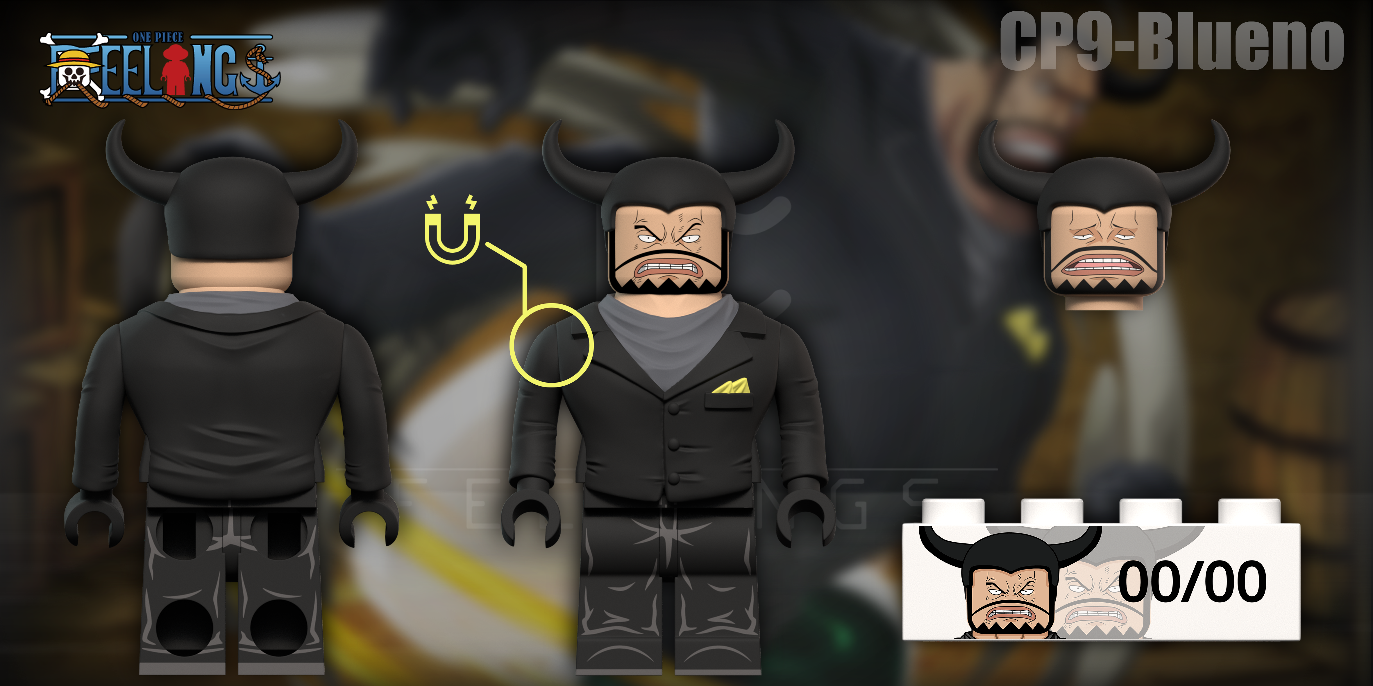 【預訂】【Feelings】CP9布魯諾