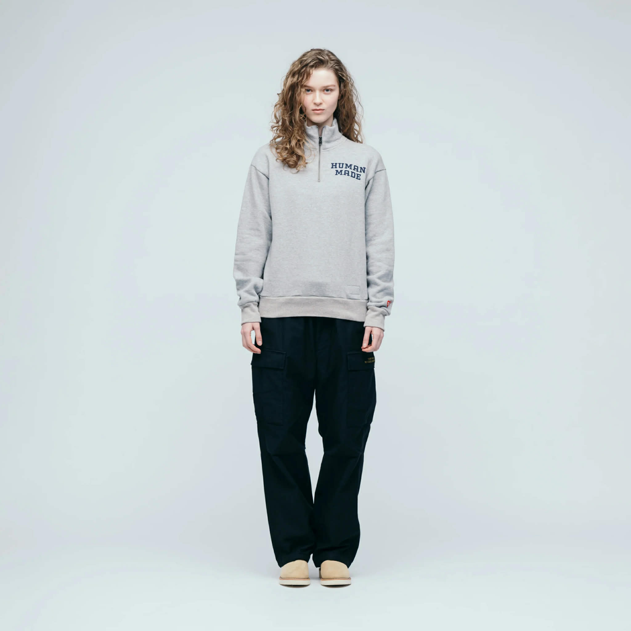 Human Made Half-Zip SweatShirt (2Colors)