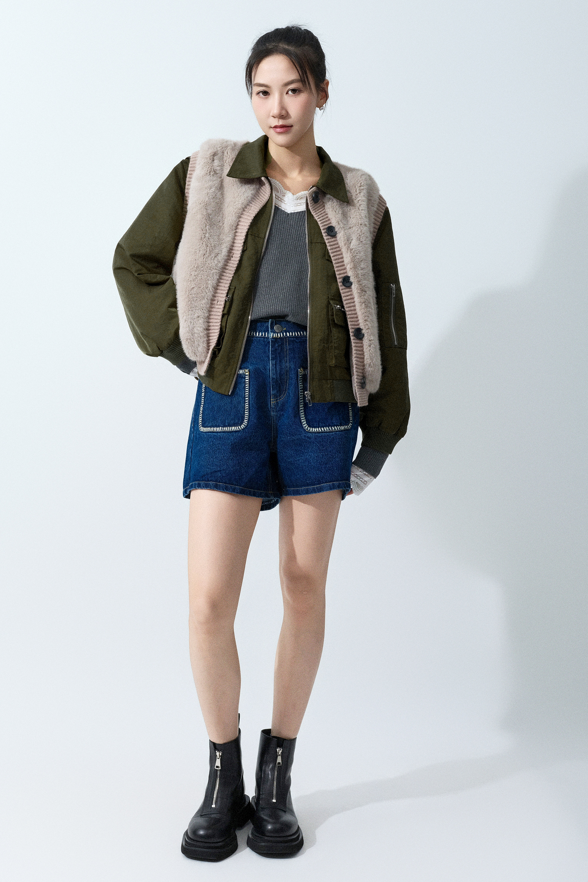 FW25_0309（背心外套＋外套＋上衣＋短褲）