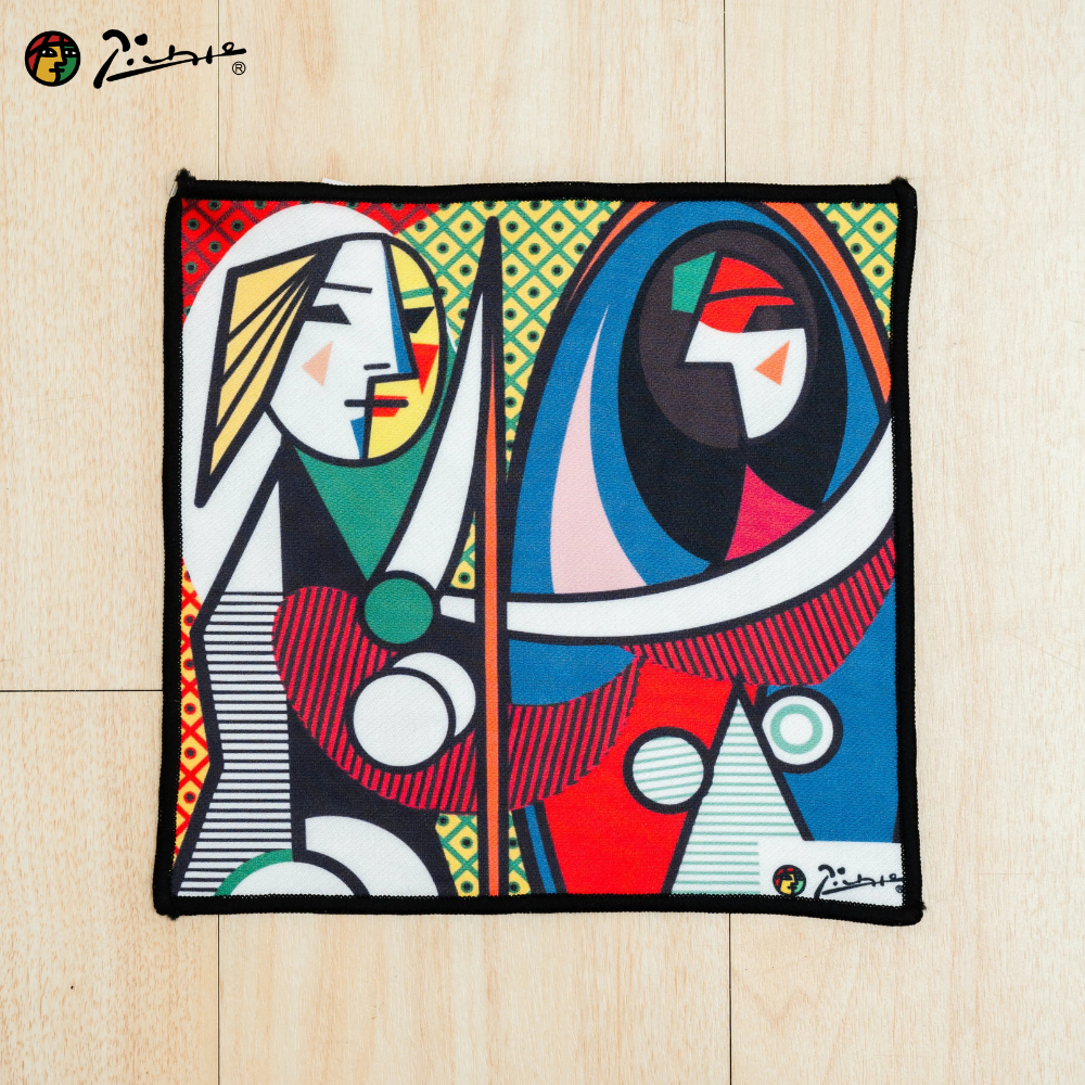 永恆畢卡索藝術小方巾｜《鏡前女孩》