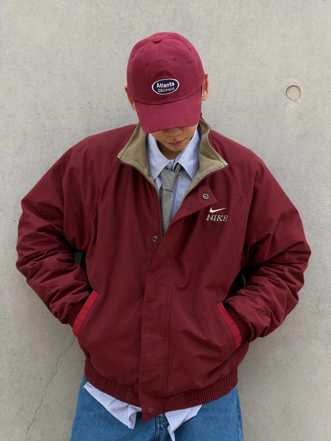 NIKE CLUB FW25 飛馬刺繡 立領 飛行外套