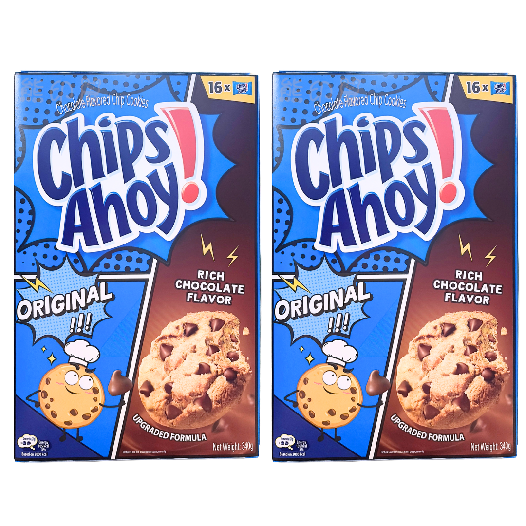 趣多多朱古力曲奇340G盒裝 X 2