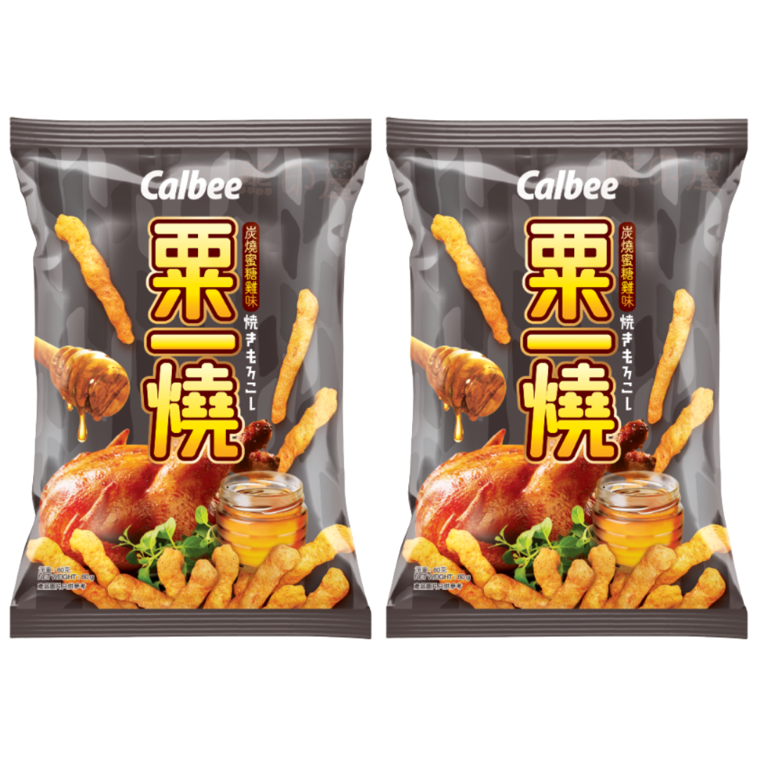卡樂B粟一燒 炭燒蜜糖雞味 80G X 2 (黑)