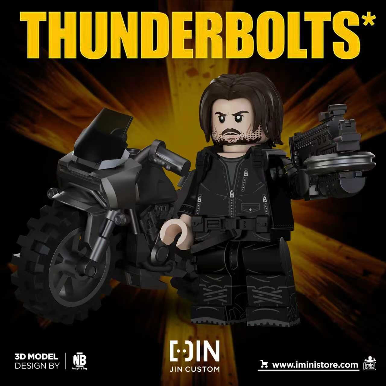 [Jin Custom][Preorder] Thunderbolts - Winter Soldier/Bucky [PADprinted]