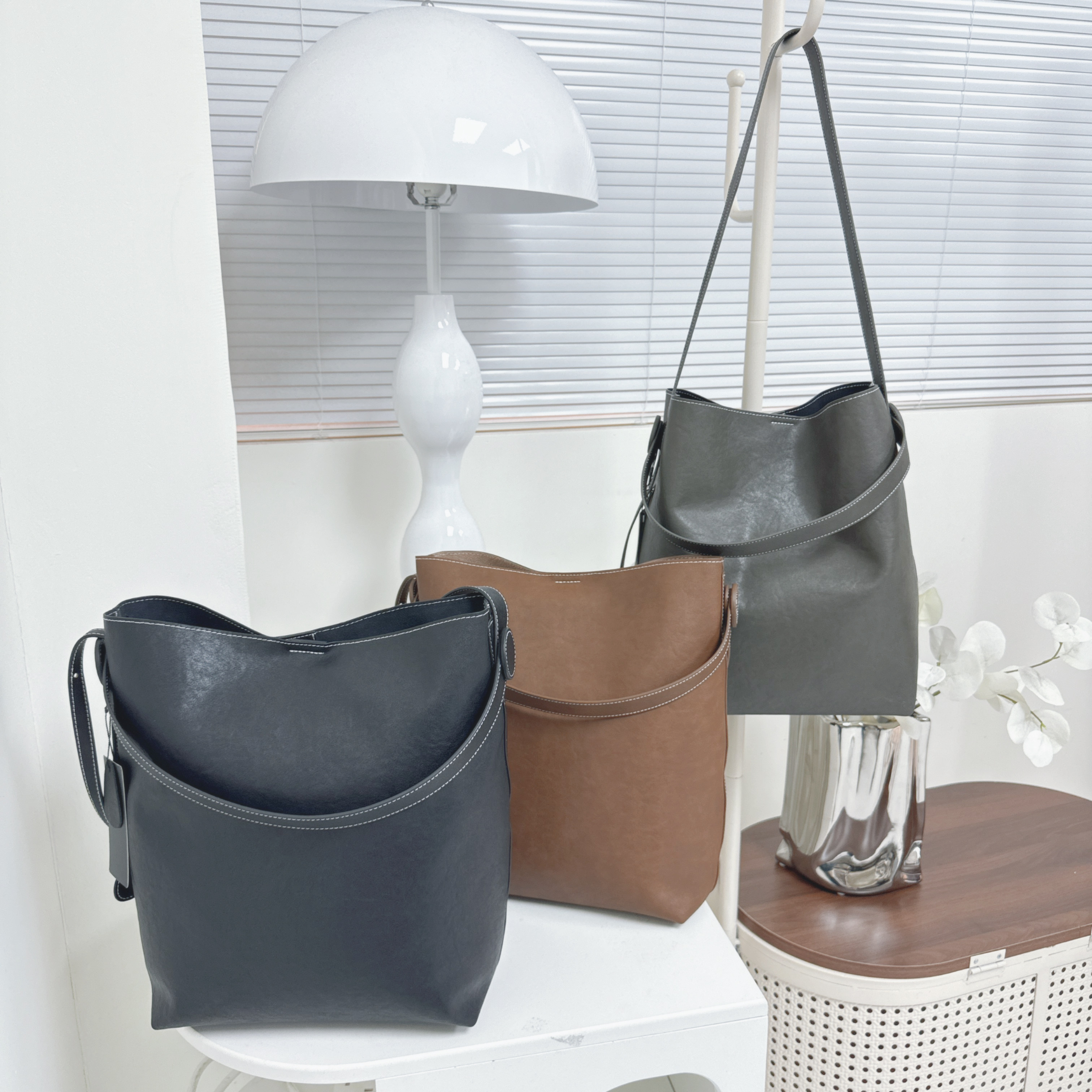 【Hoi2推介】真皮牛皮水桶手袋