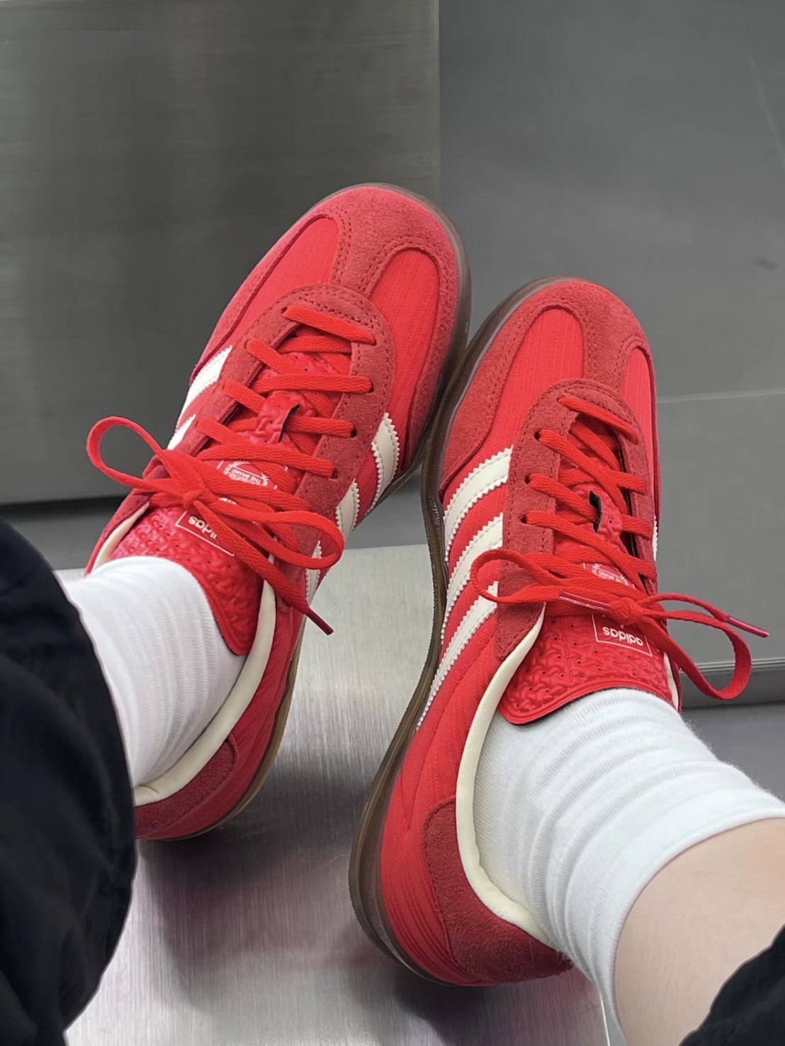 <急單再加1🤑> adidas Gazelle Indoor 復古條紋紅