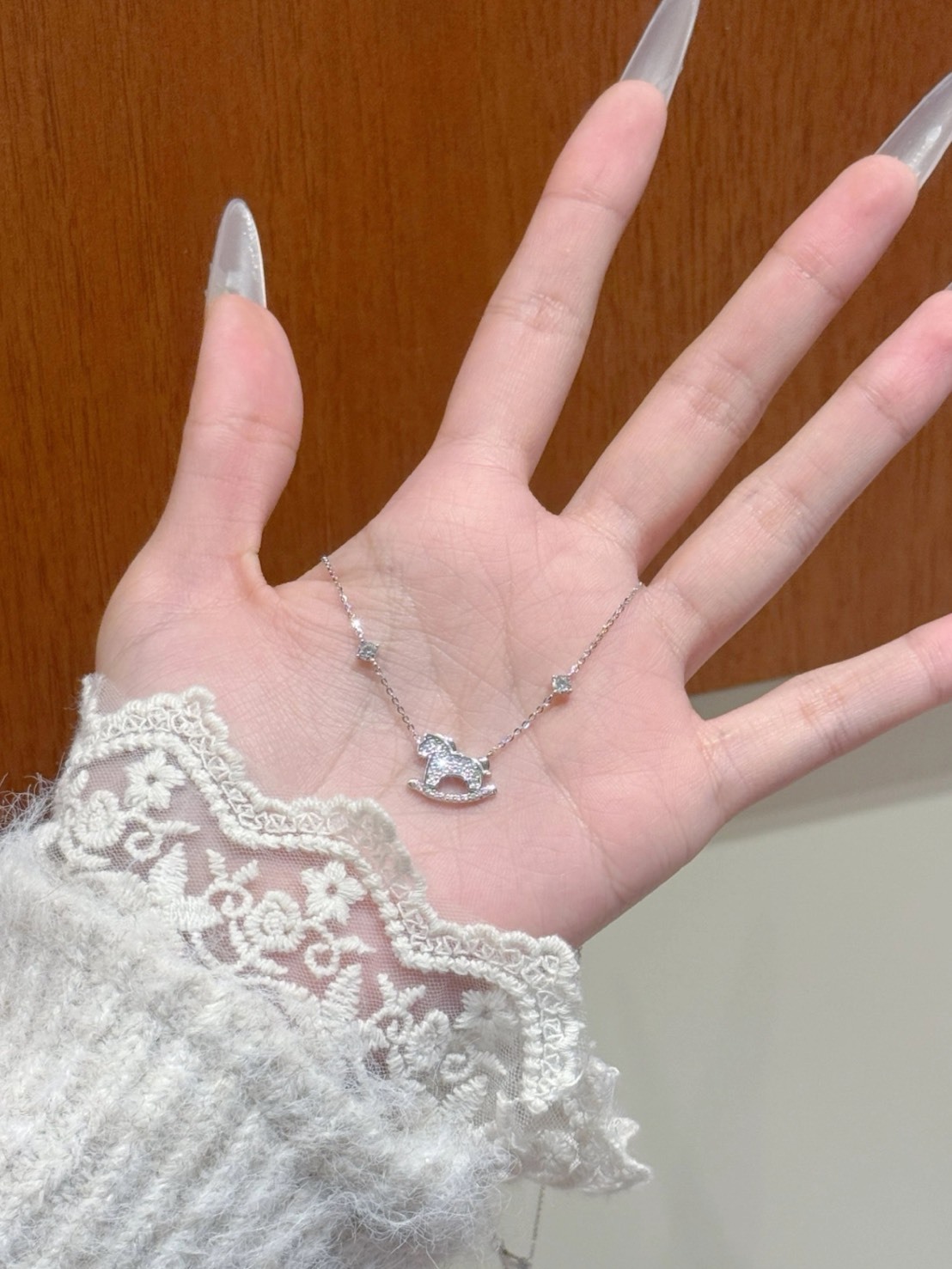 KADER 馬年限定 招財閃鑽 999銀 項鍊