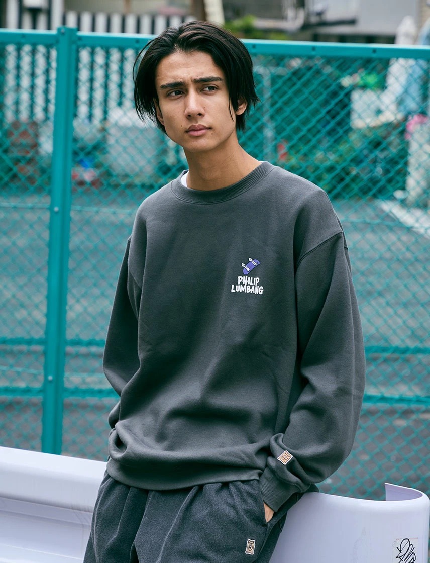 日本 Philip Lumbang Back Print Sweatshirt