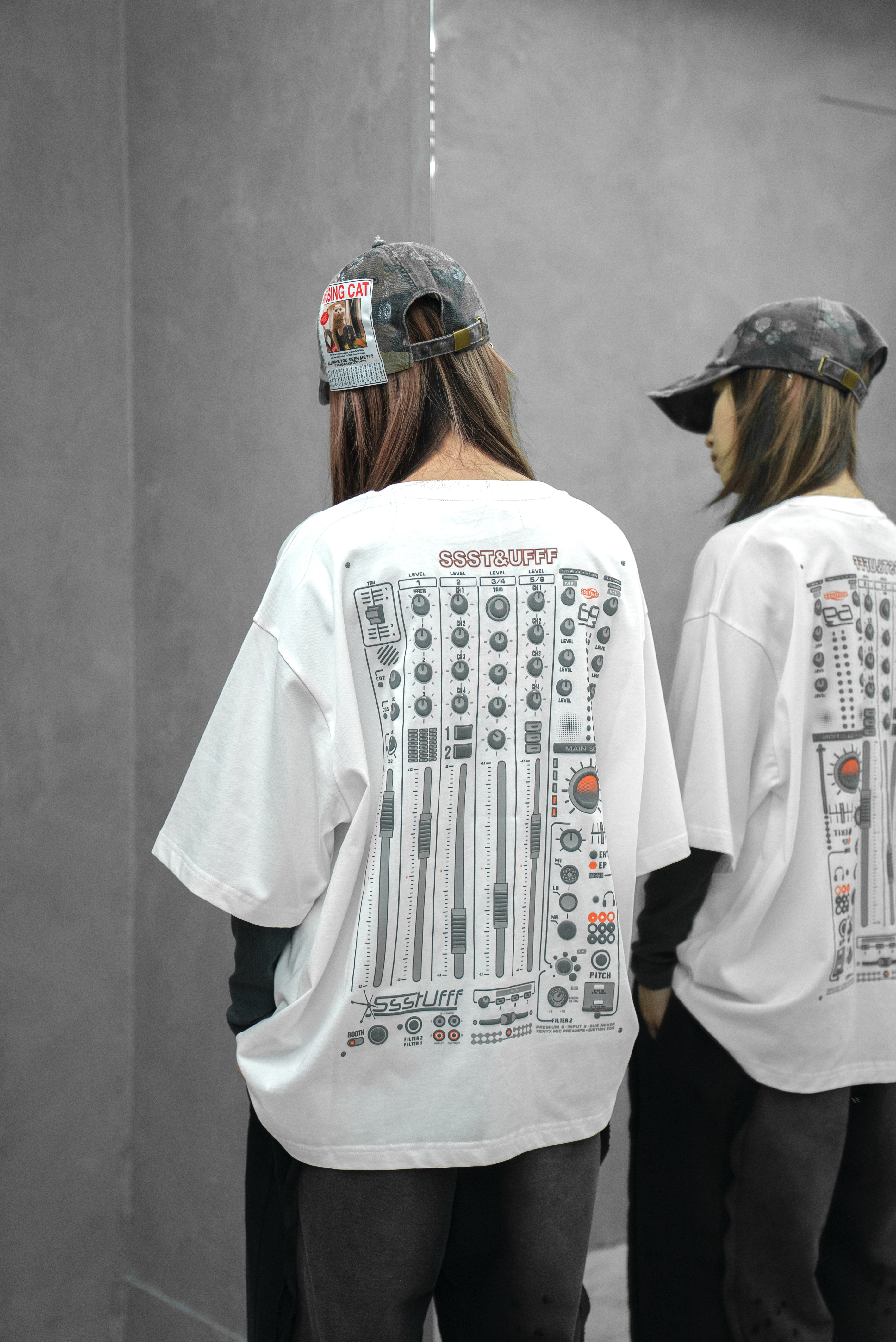 【Focus Store】現貨秒發 SSSTUFFF Puff Print DJ Table Tee "White" 白色 DJ控制器 短袖