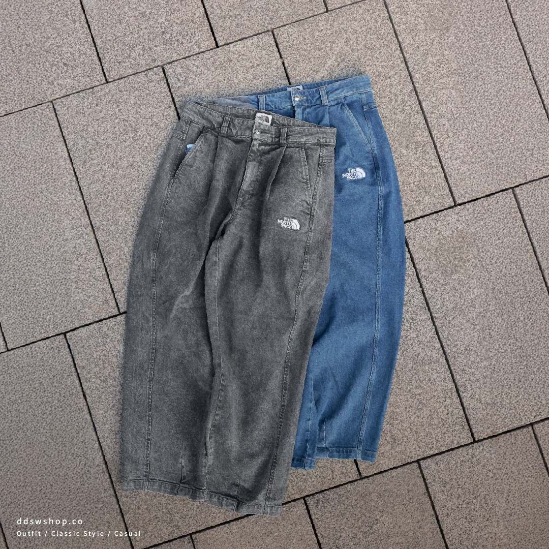 "現貨" The North Face OVERFIT DENIM PANTS 基本款牛仔水洗寬褲