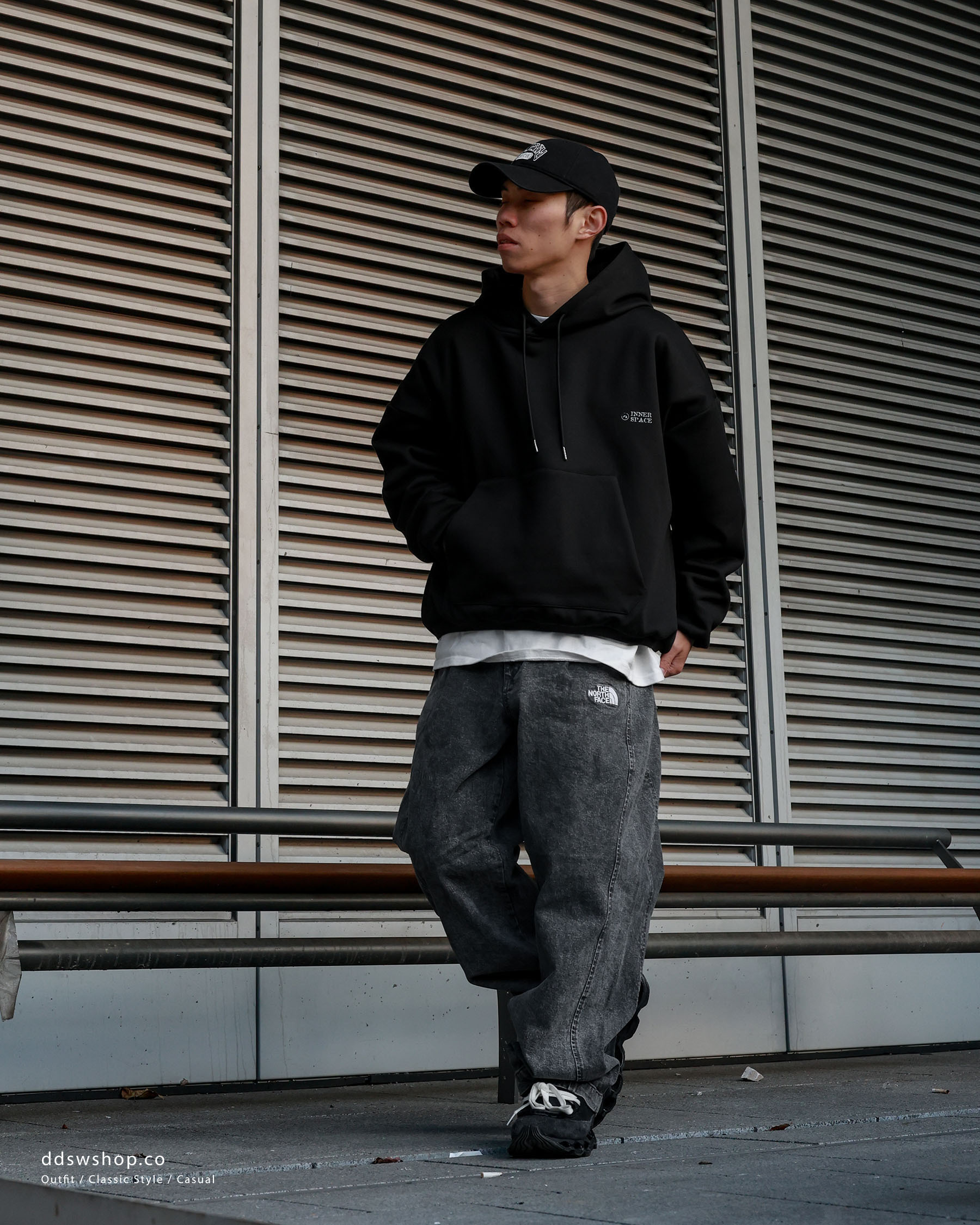 "現貨" The North Face OVERFIT DENIM PANTS 基本款牛仔水洗寬褲