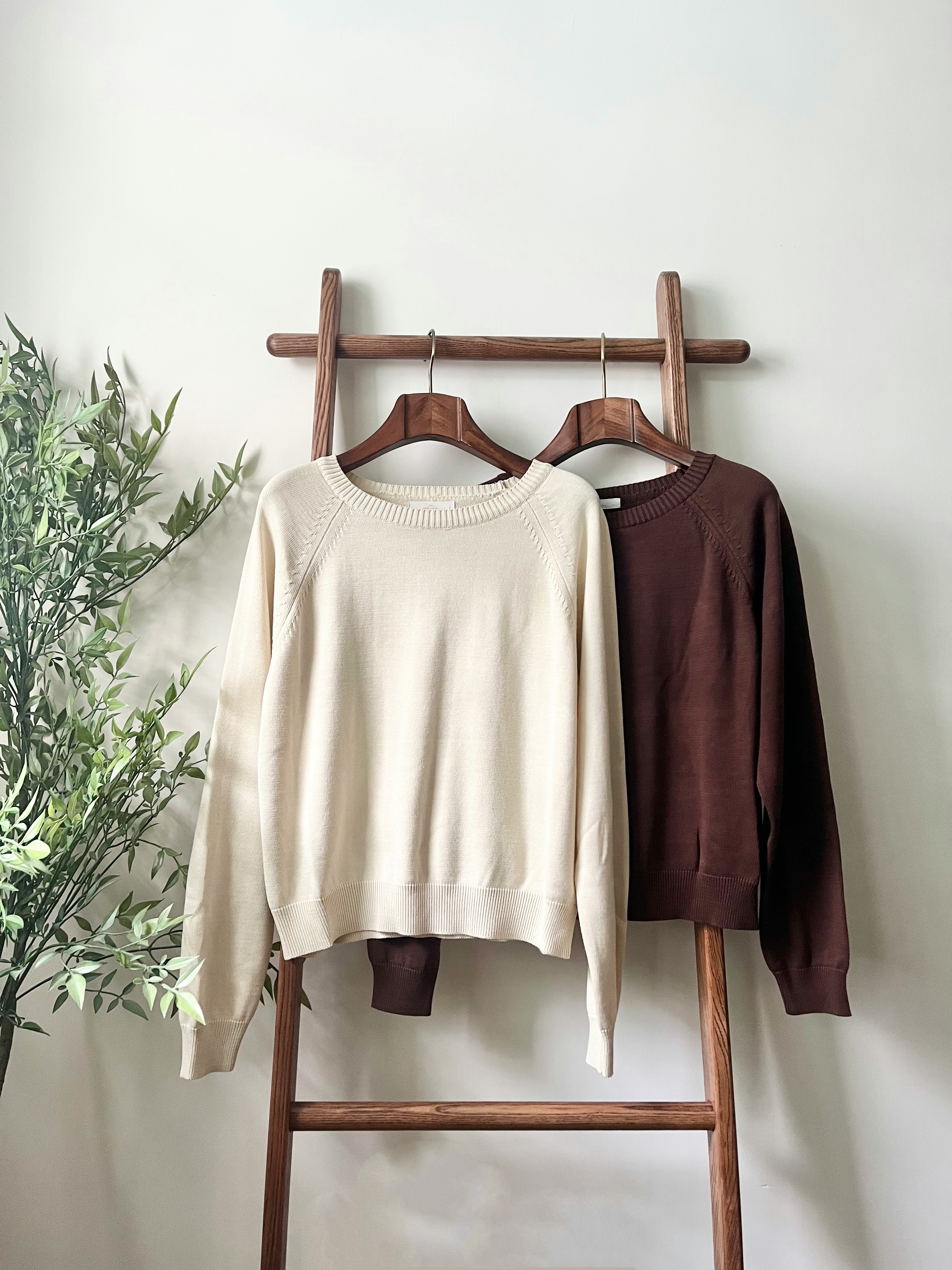 🌿Basic 圓領 / V領錦針織衫