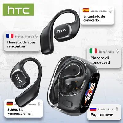 htc NE11 藍牙 V6.0 耳機 AI 翻譯耳機