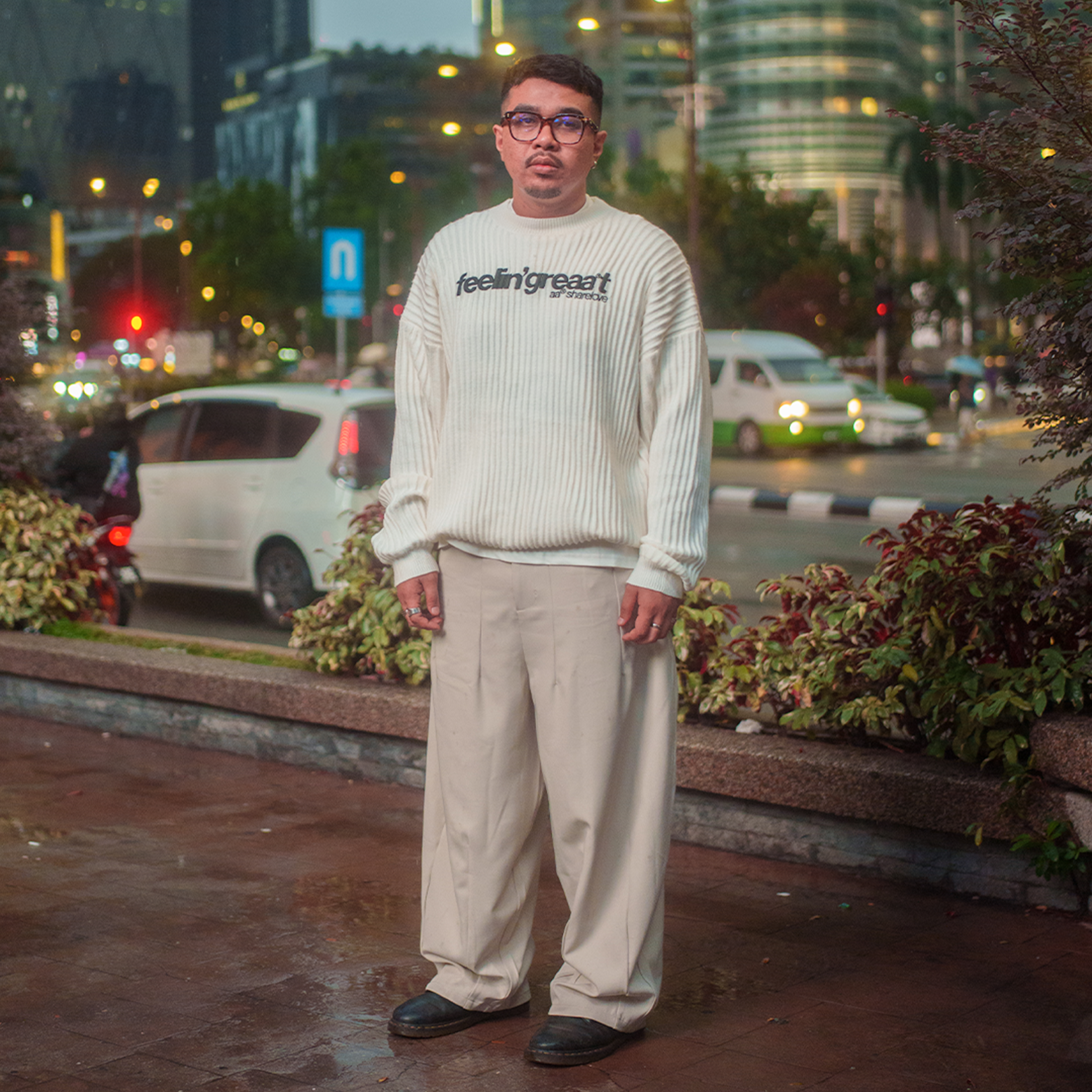 A.A Feeling Great Embroidery Knitwear 莫代爾刺繡針織衫