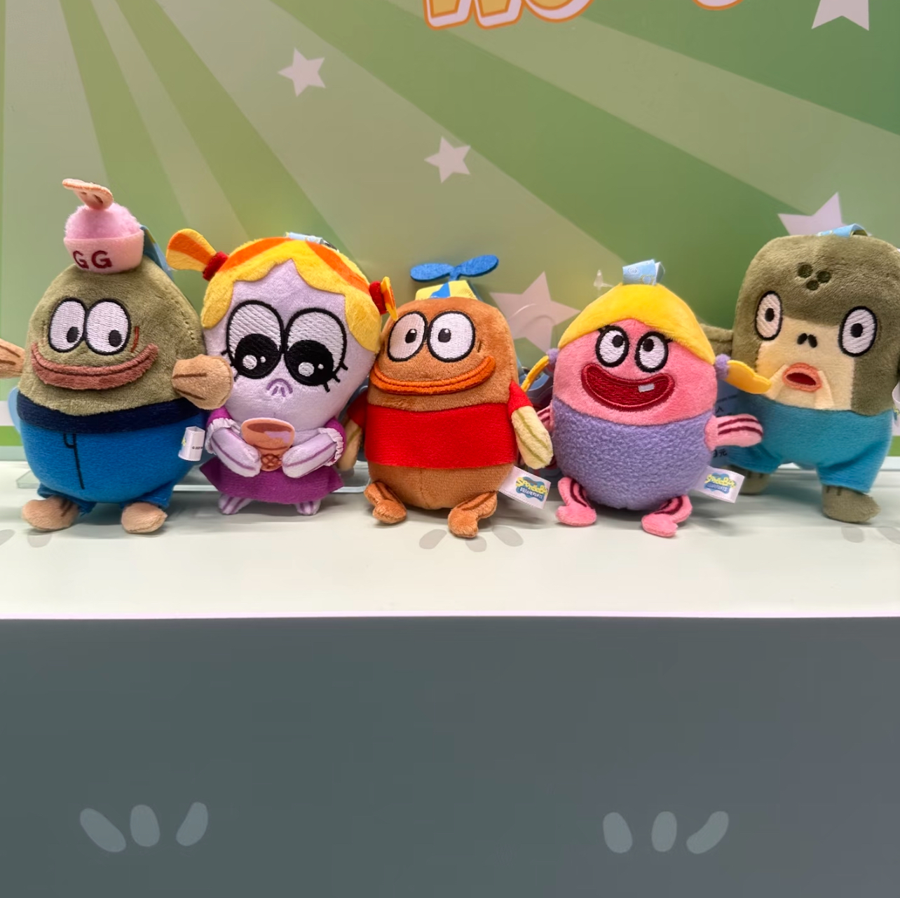 代購-比奇堡寶寶魚系列 掛飾鑰匙扣 毛絨 掛件 11cm